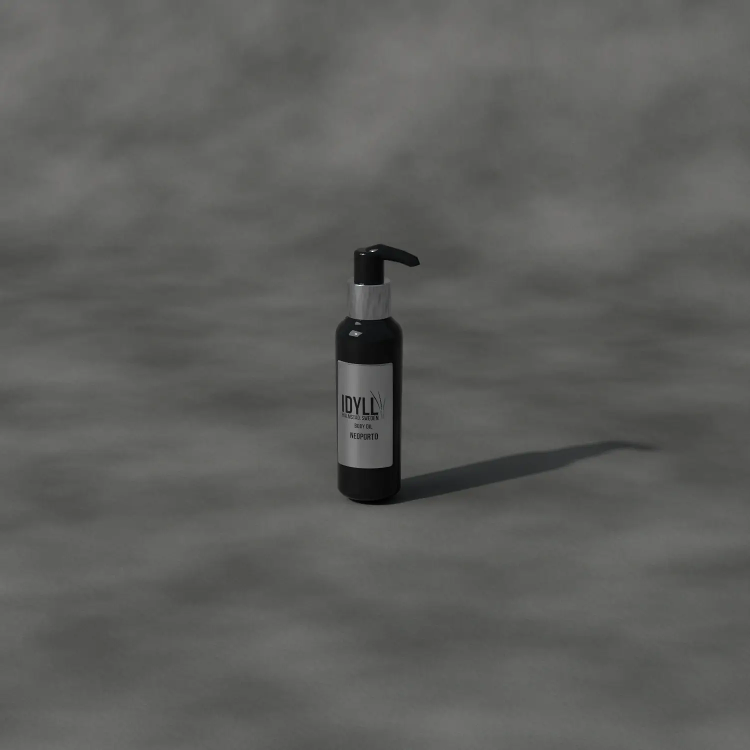Natural Body Oil Neoporto on stone, in daylight