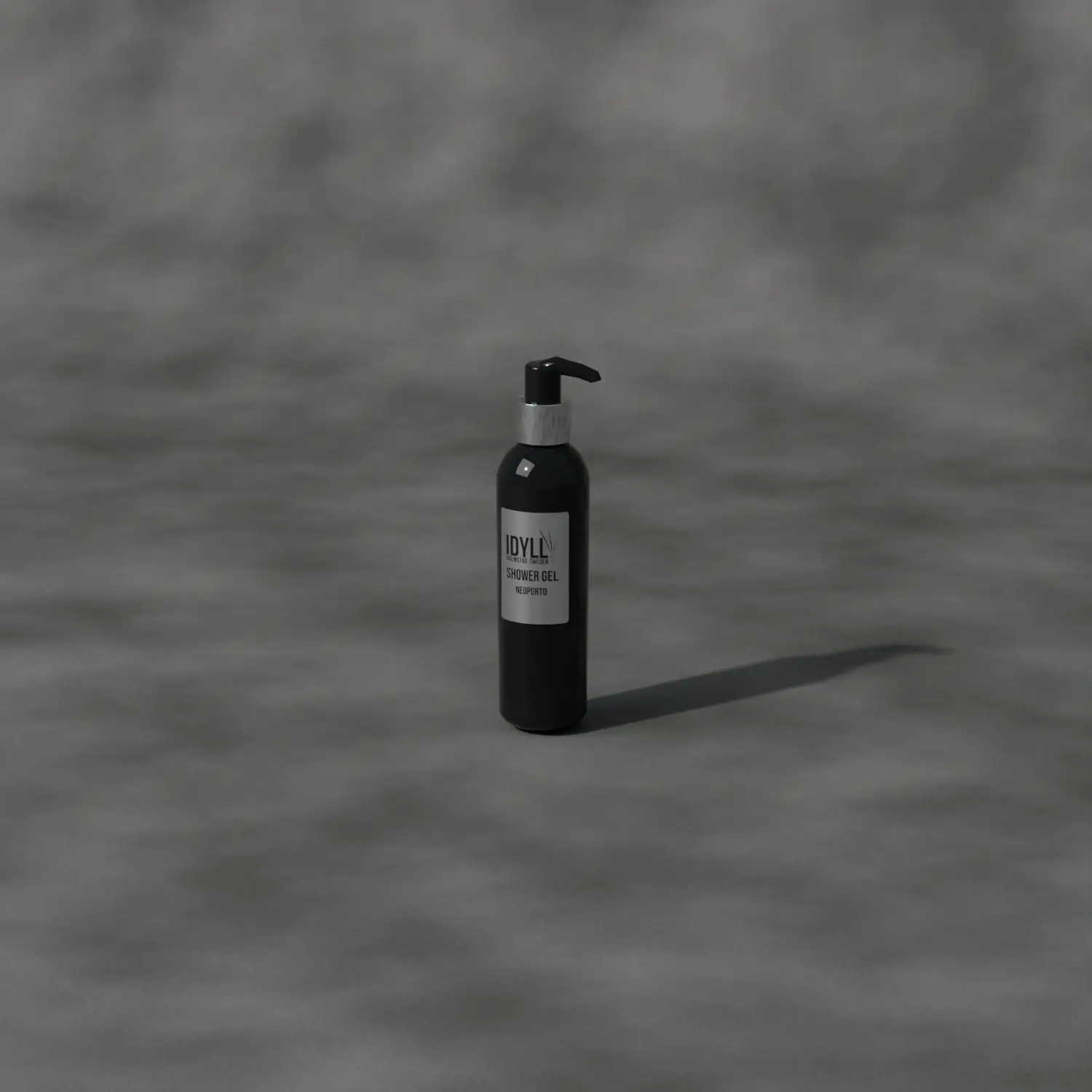 Natural Shower Gel Neoporto on stone, in daylight